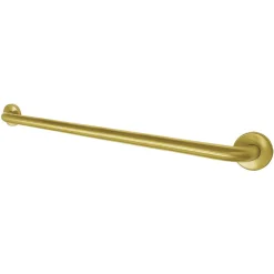 Americana 30" Stainless Steel Decorative Grab Bar in Brushed Brass
