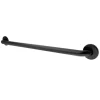 Americana 36" Stainless Steel Decorative Grab Bar in Matte Black