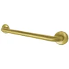Americana 18" Stainless Steel Decorative Grab Bar in Brushed Brass
