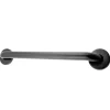 Americana 18" Stainless Steel Decorative Grab Bar in Matte Black