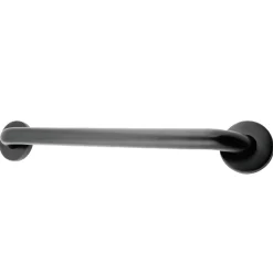 Americana 18" Stainless Steel Decorative Grab Bar in Matte Black