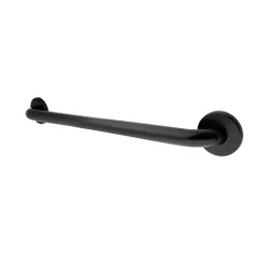 Americana 24" Stainless Steel Decorative Grab Bar in Matte Black