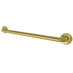 Americana 24" Stainless Steel Decorative Grab Bar in Brushed Brass