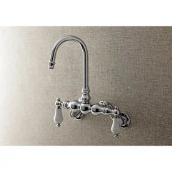 Aqua Vintage AE85TX-P Adjustable Center Wall Mount Tub Faucet