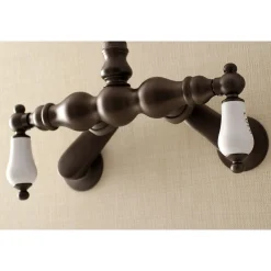 Aqua Vintage AE85TX-P Adjustable Center Wall Mount Tub Faucet