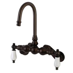 Aqua Vintage AE85TX-P Adjustable Center Wall Mount Tub Faucet