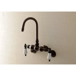 Aqua Vintage AE85TX-P Adjustable Center Wall Mount Tub Faucet