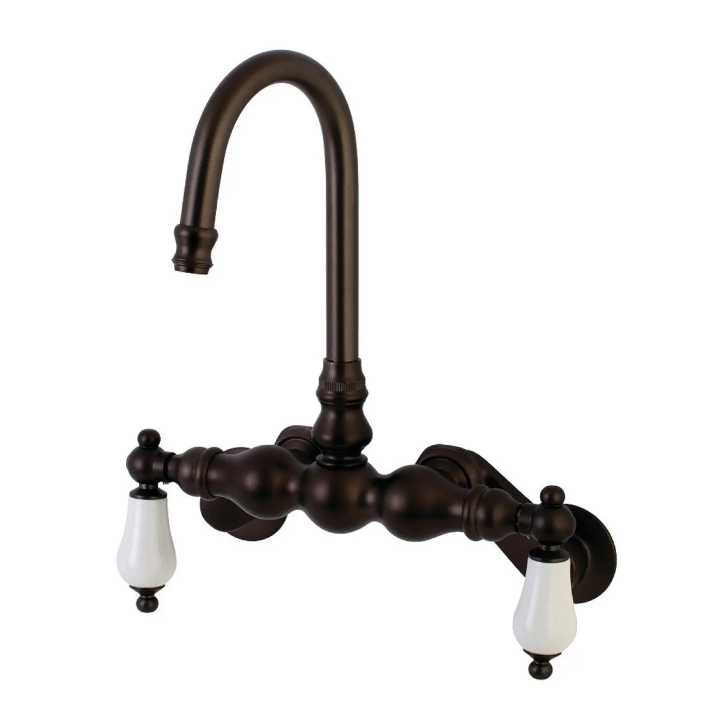 Aqua Vintage AE83TX-P Adjustable Center Wall Mount Tub Faucet