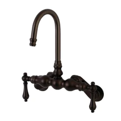 Aqua Vintage AE81TX-P Adjustable Center Wall Mount Tub Faucet