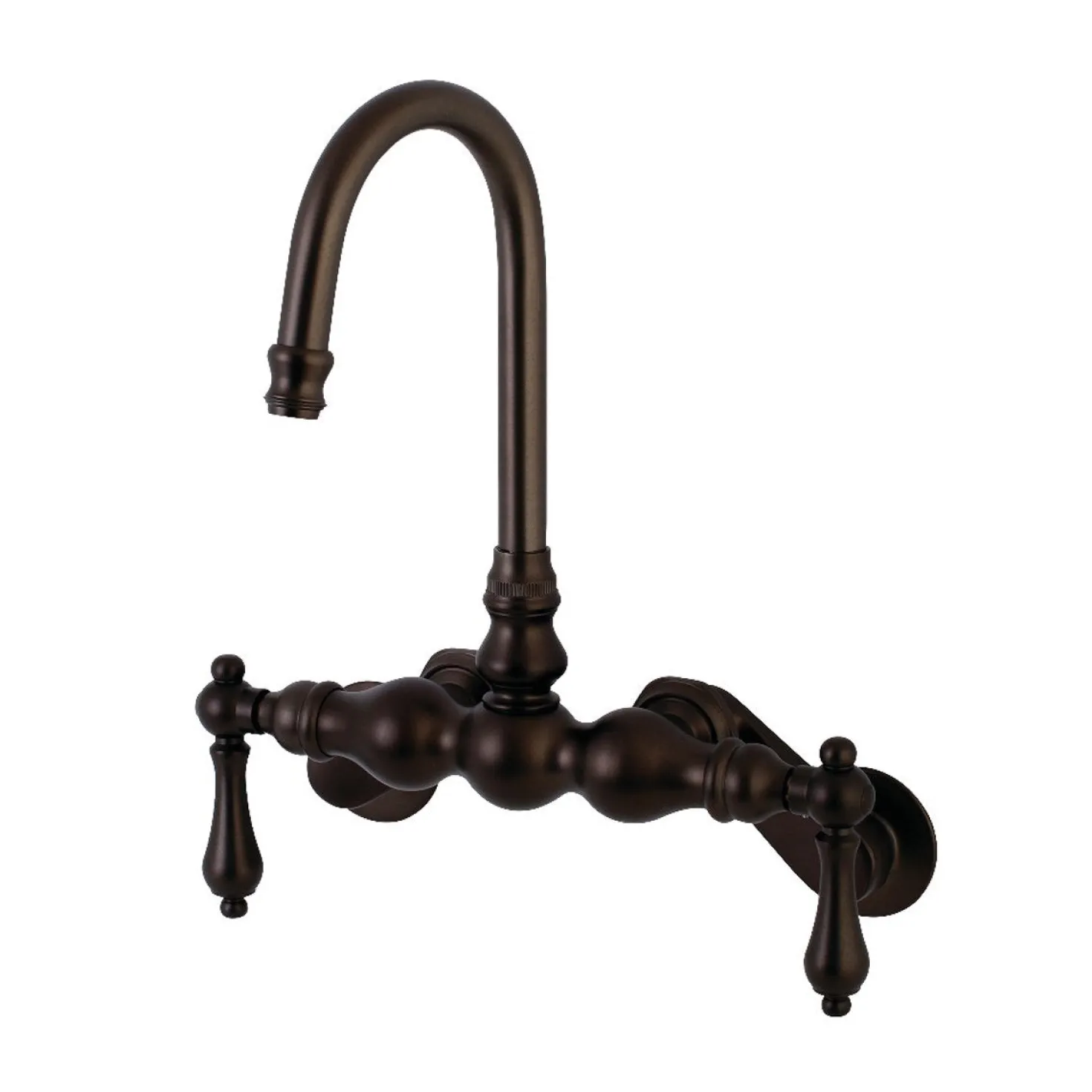 Aqua Vintage AE81TX-P Adjustable Center Wall Mount Tub Faucet