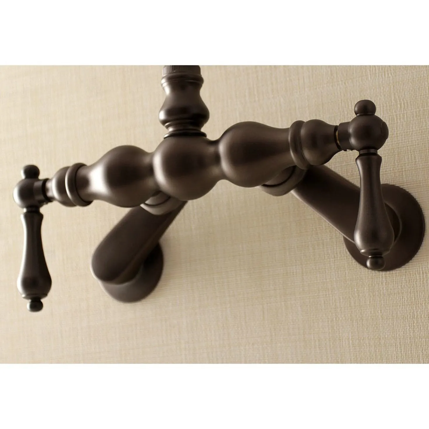 Aqua Vintage AE81TX-P Adjustable Center Wall Mount Tub Faucet
