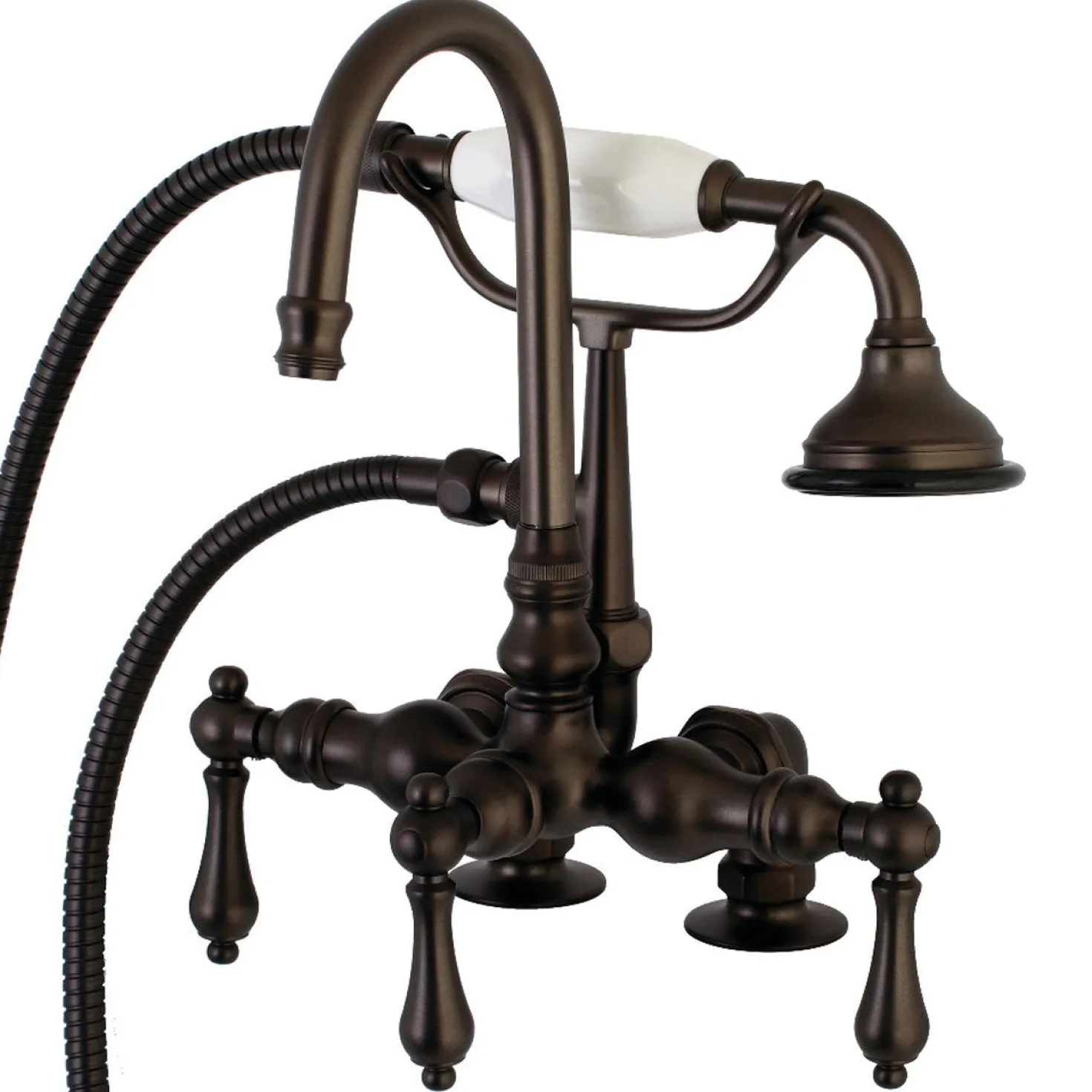 Aqua Vintage AE13TX-P Clawfoot Tub Faucet with Hand Shower