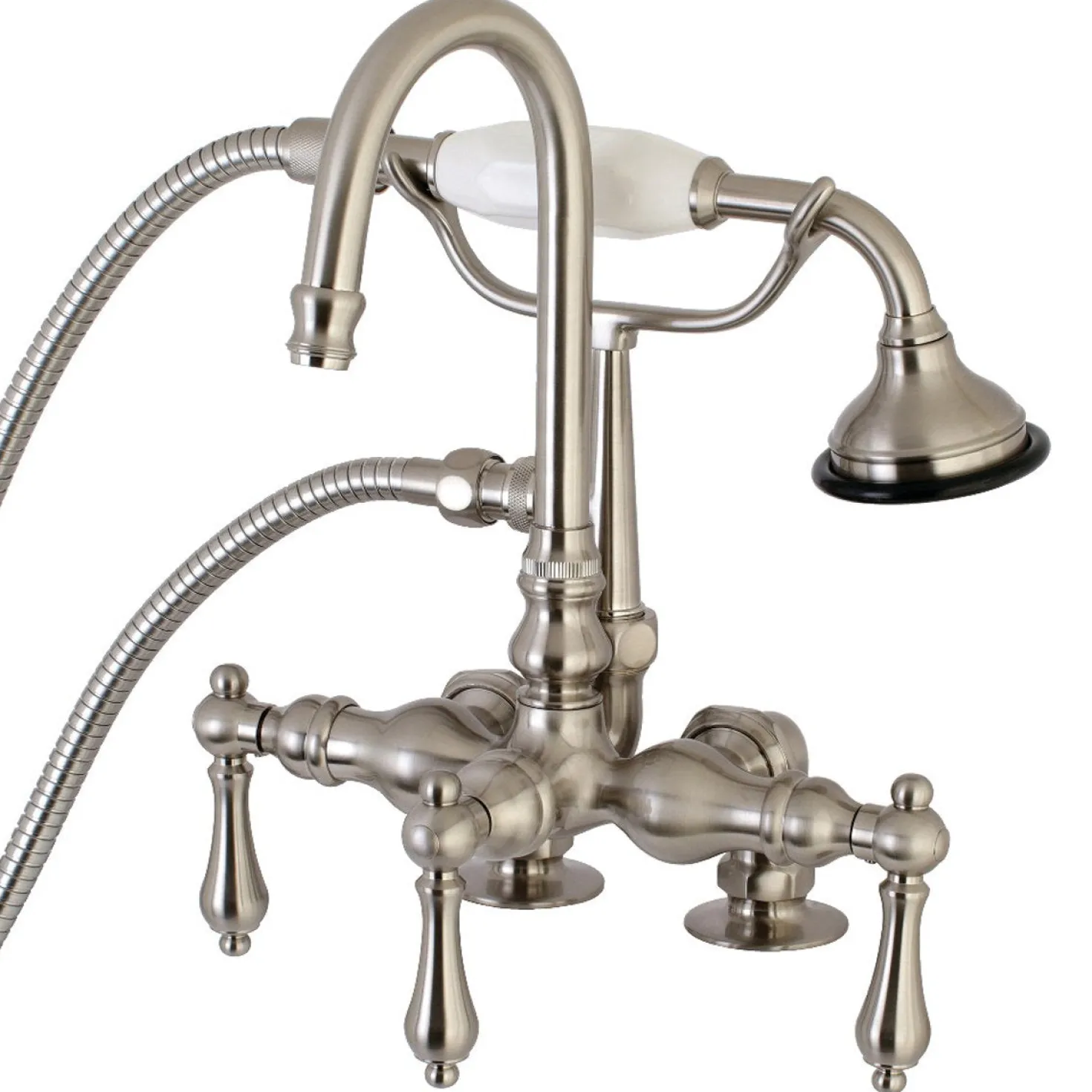 Aqua Vintage AE13TX-P Clawfoot Tub Faucet with Hand Shower