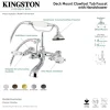 Aqua Vintage AE207TX-P 7-Inch Tub Faucet with Hand Shower
