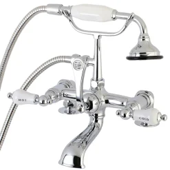 Aqua Vintage AE207TX-P 7-Inch Tub Faucet with Hand Shower