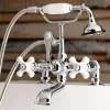 Aqua Vintage AE211TX-P 7-Inch Tub Faucet with Hand Shower