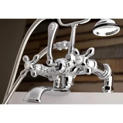 Aqua Vintage AE209TX-P7-Inch Tub Faucet with Hand Shower