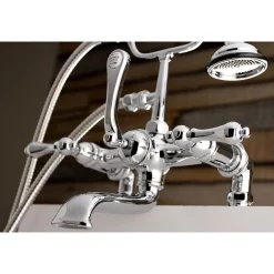 Aqua Vintage AE203TX-P 7-Inch Tub Faucet with Hand Shower