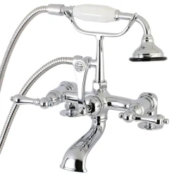 Aqua Vintage AE203TX-P 7-Inch Tub Faucet with Hand Shower