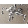 Aqua Vintage AE19TX-P 3-3/8-Inch Wall Mount Tub Faucet with Hand Shower