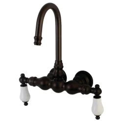 Aqua Vintage AE5TX-P Vintage 3-3/8-Inch Wall Mount Tub Faucet