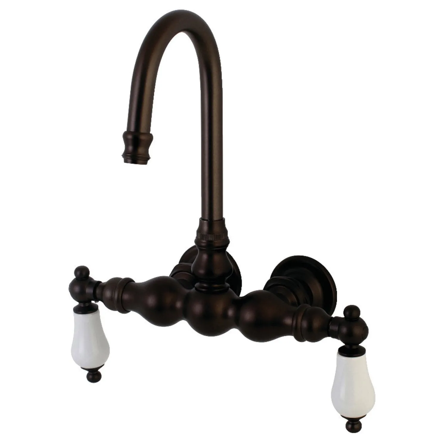 Aqua Vintage AE5TX-P Vintage 3-3/8-Inch Wall Mount Tub Faucet