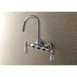 Aqua Vintage AE5TX-P Vintage 3-3/8-Inch Wall Mount Tub Faucet