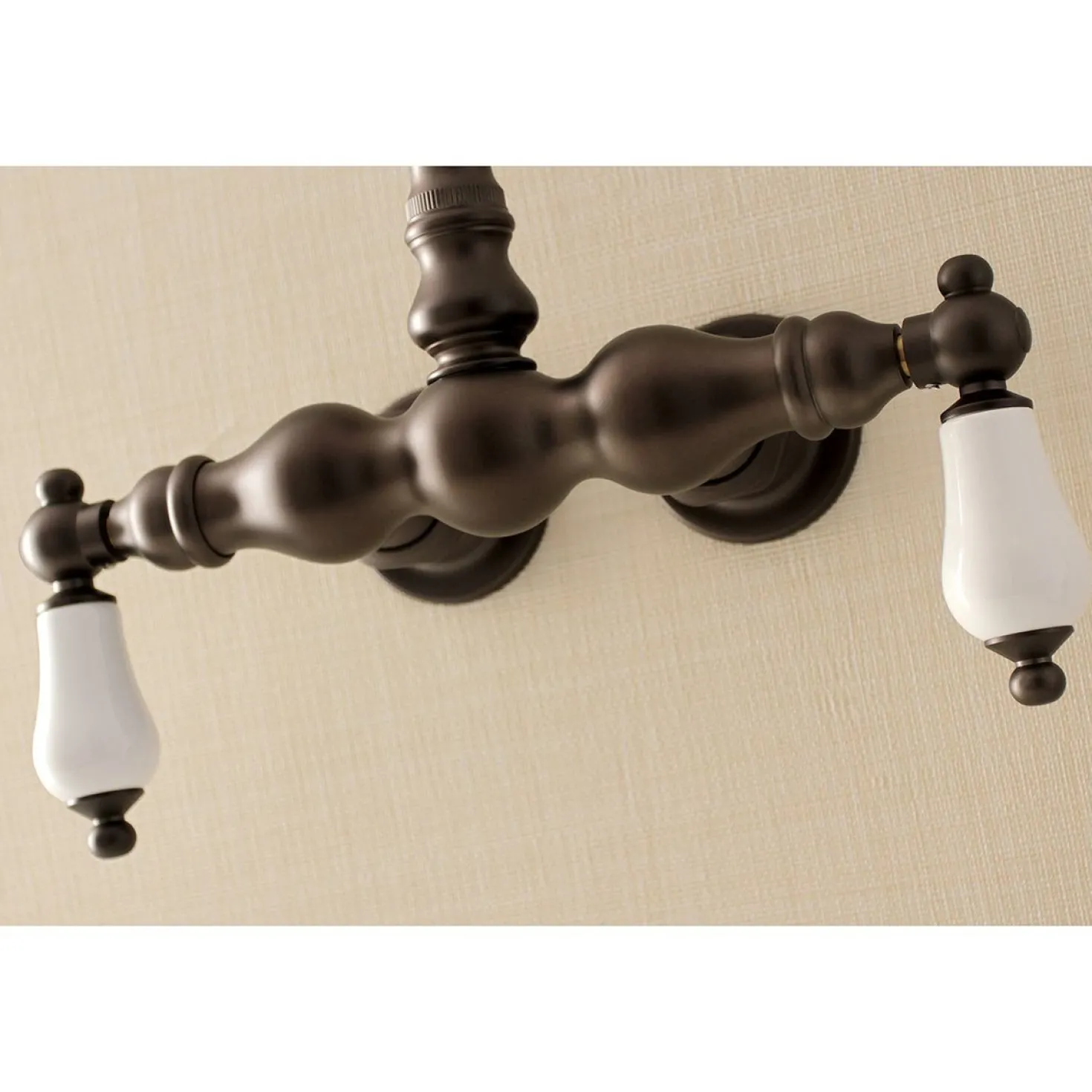 Aqua Vintage AE5TX-P Vintage 3-3/8-Inch Wall Mount Tub Faucet