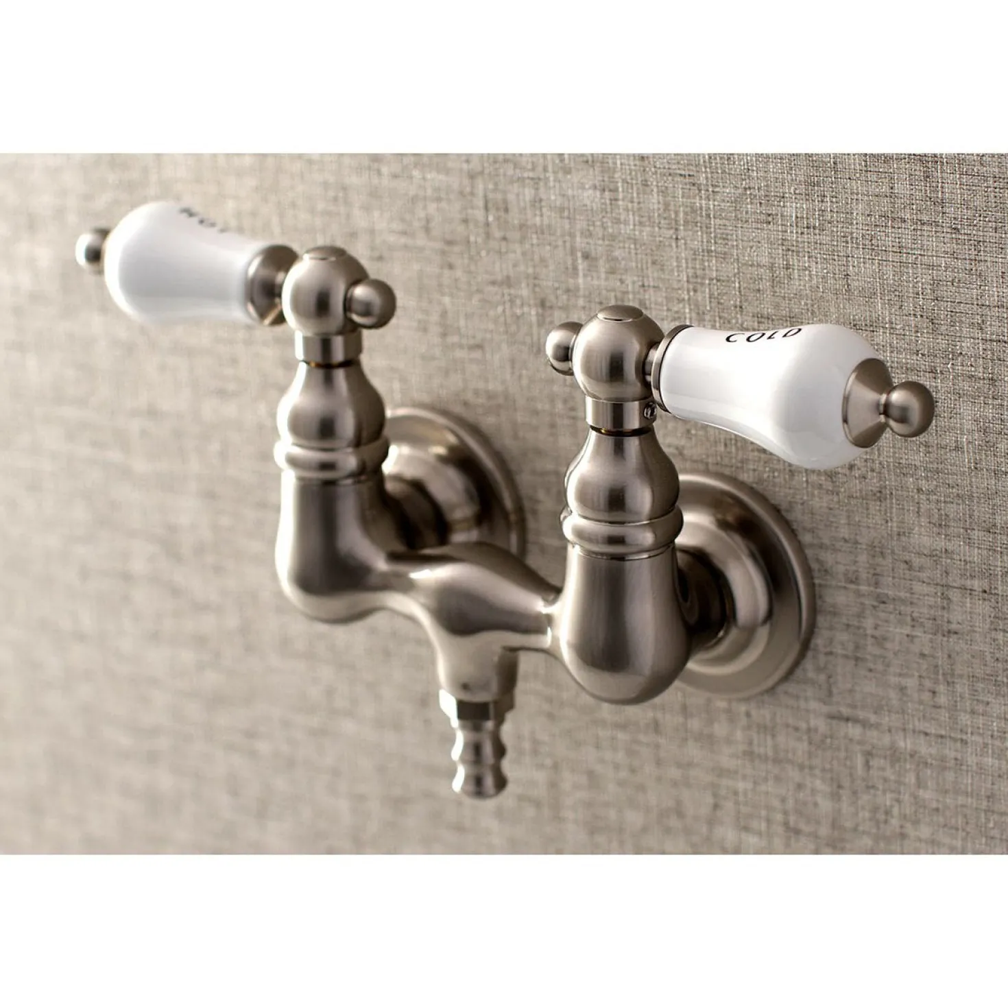 Aqua Vintage AE33TX-P Vintage 3-3/8-Inch Wall Mount Tub Faucet