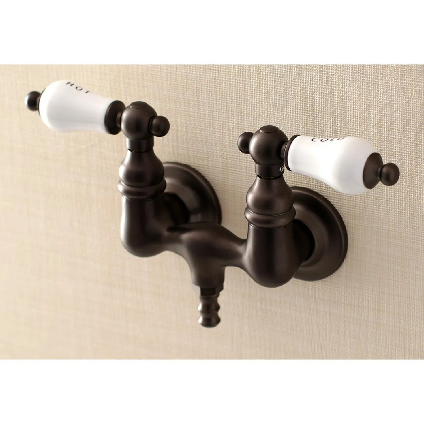 Aqua Vintage AE33TX-P Vintage 3-3/8-Inch Wall Mount Tub Faucet