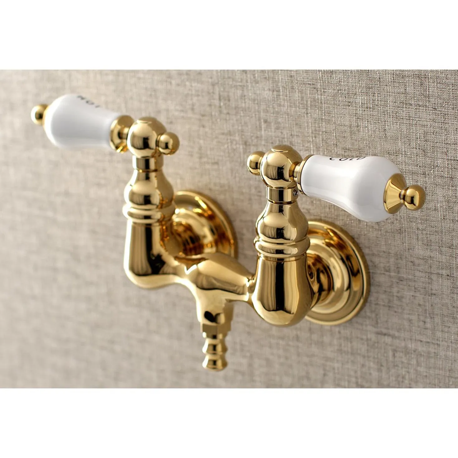 Aqua Vintage AE33TX-P Vintage 3-3/8-Inch Wall Mount Tub Faucet