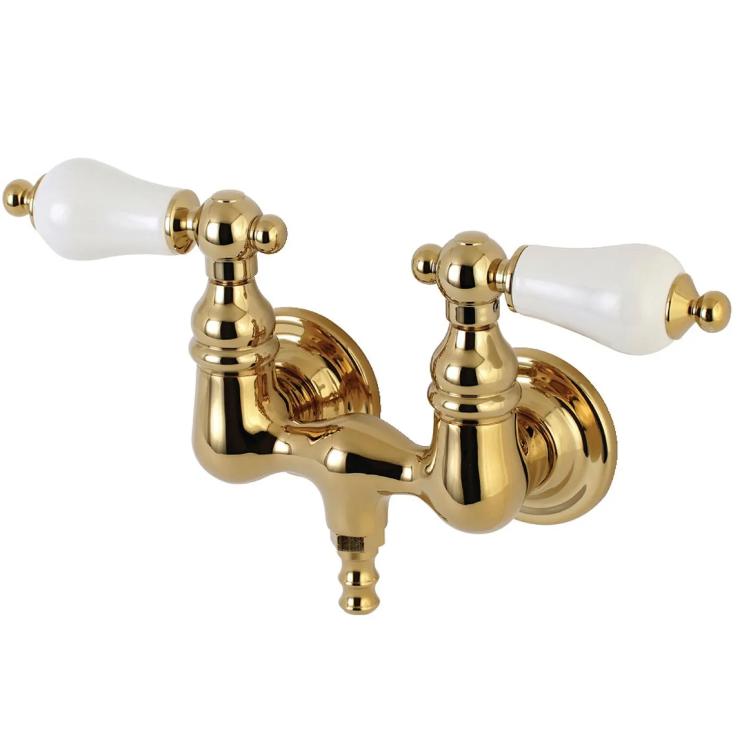 Aqua Vintage AE35TX-P Vintage 3-3/8-Inch Wall Mount Tub Faucet