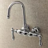 Aqua Vintage AE1TX-P Vintage 3-3/8-Inch Wall Mount Tub Faucet