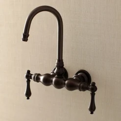Aqua Vintage AE1TX-P Vintage 3-3/8-Inch Wall Mount Tub Faucet