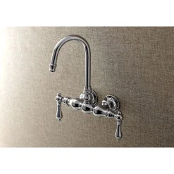 Aqua Vintage AE1TX-P Vintage 3-3/8-Inch Wall Mount Tub Faucet