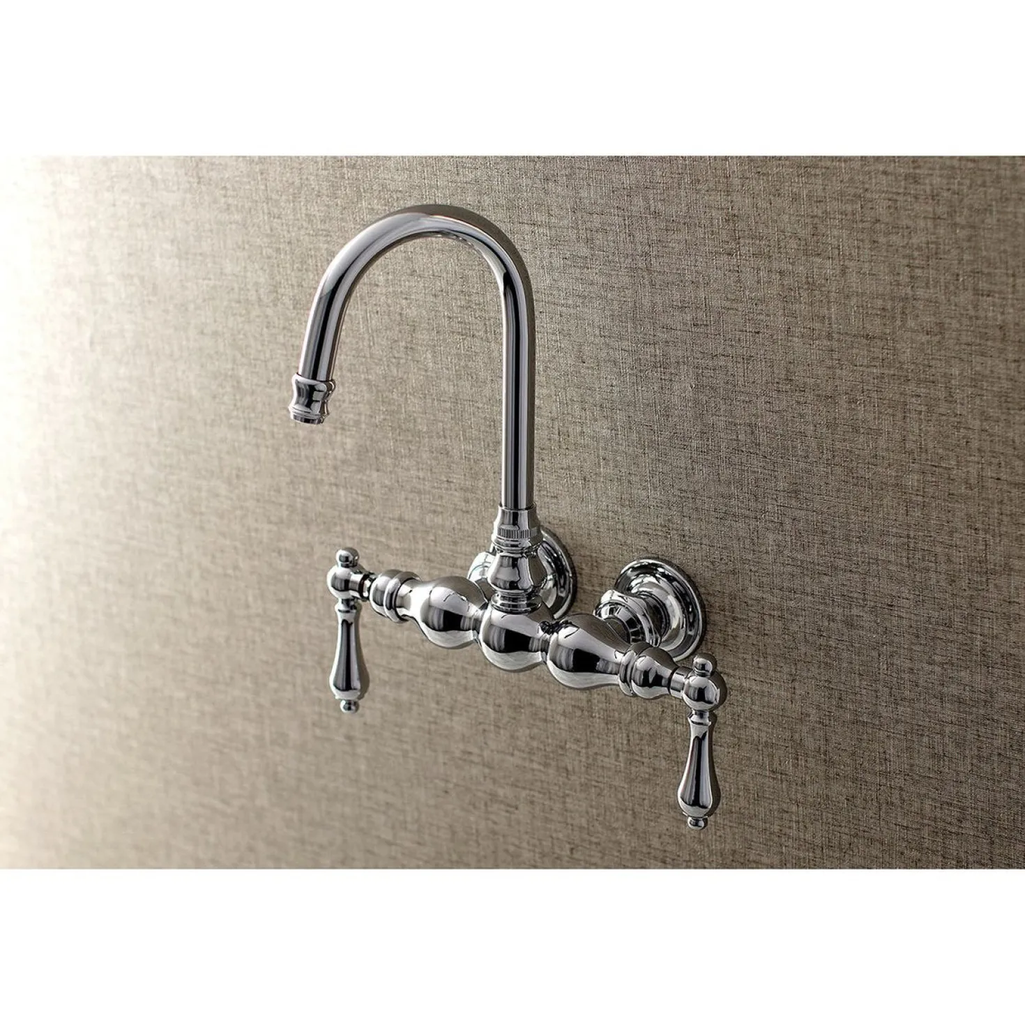 Aqua Vintage AE1TX-P Vintage 3-3/8-Inch Wall Mount Tub Faucet