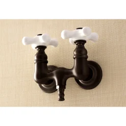 Aqua Vintage AE39TX-P Vintage 3-3/8-Inch Wall Mount Tub Faucet