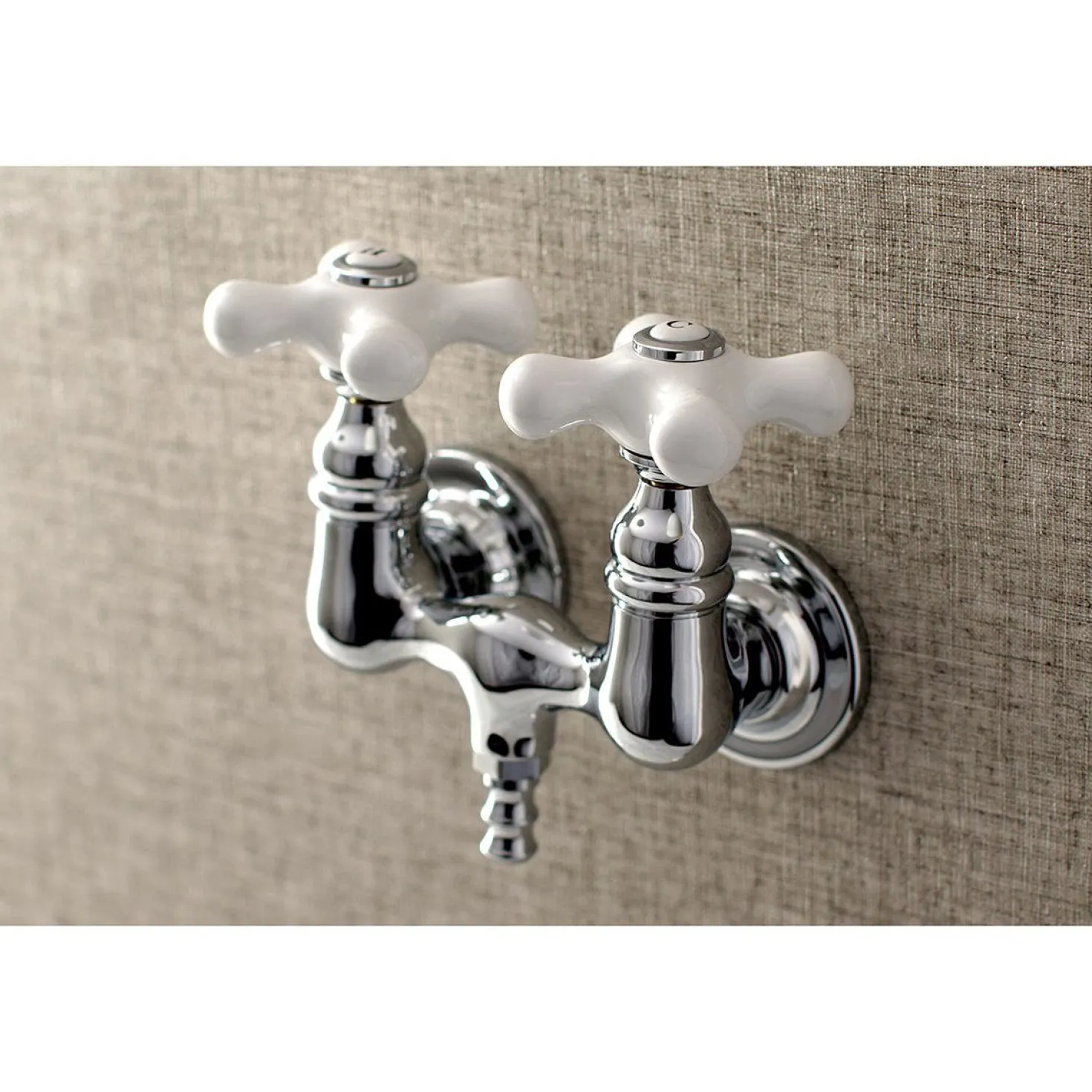 Aqua Vintage AE39TX-P Vintage 3-3/8-Inch Wall Mount Tub Faucet