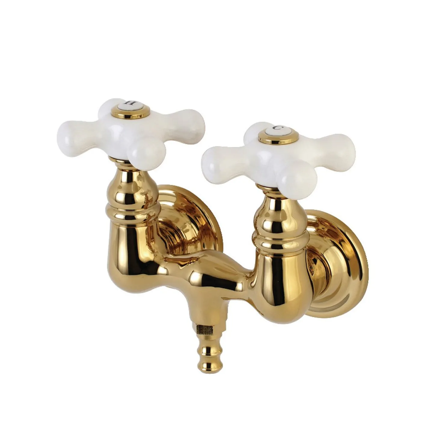 Aqua Vintage AE39TX-P Vintage 3-3/8-Inch Wall Mount Tub Faucet