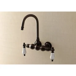 Aqua Vintage AE3TX-P Vintage 3-3/8-Inch Wall Mount Tub Faucet