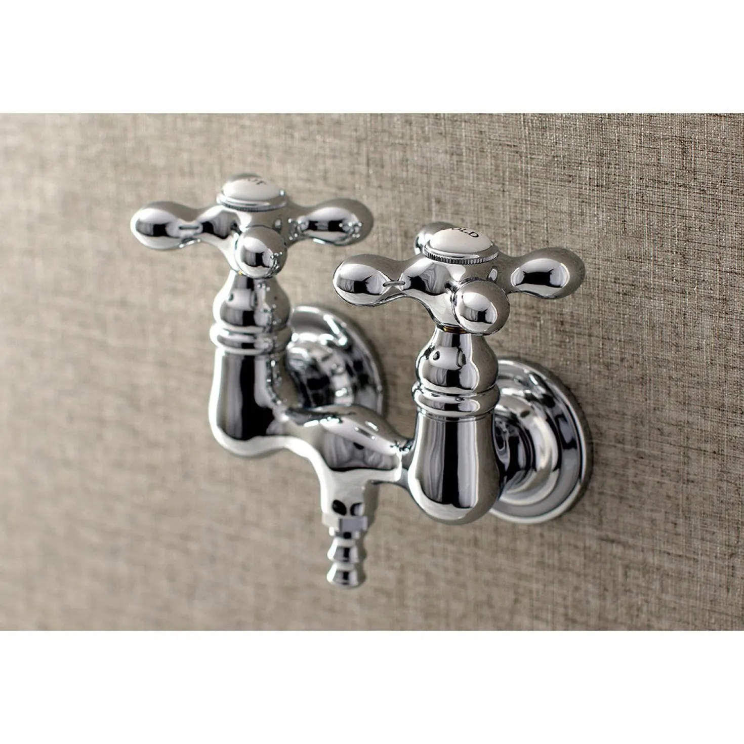 Aqua Vintage AE37TX-P Vintage 3-3/8-Inch Wall Mount Tub Faucet