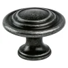 Berenson Advantage Two Knob in Antique Pewter
