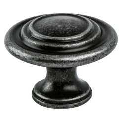 Berenson Advantage Two Knob in Antique Pewter