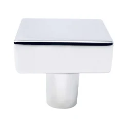 Berenson Brookridge Knob in Polished Chrome - Square