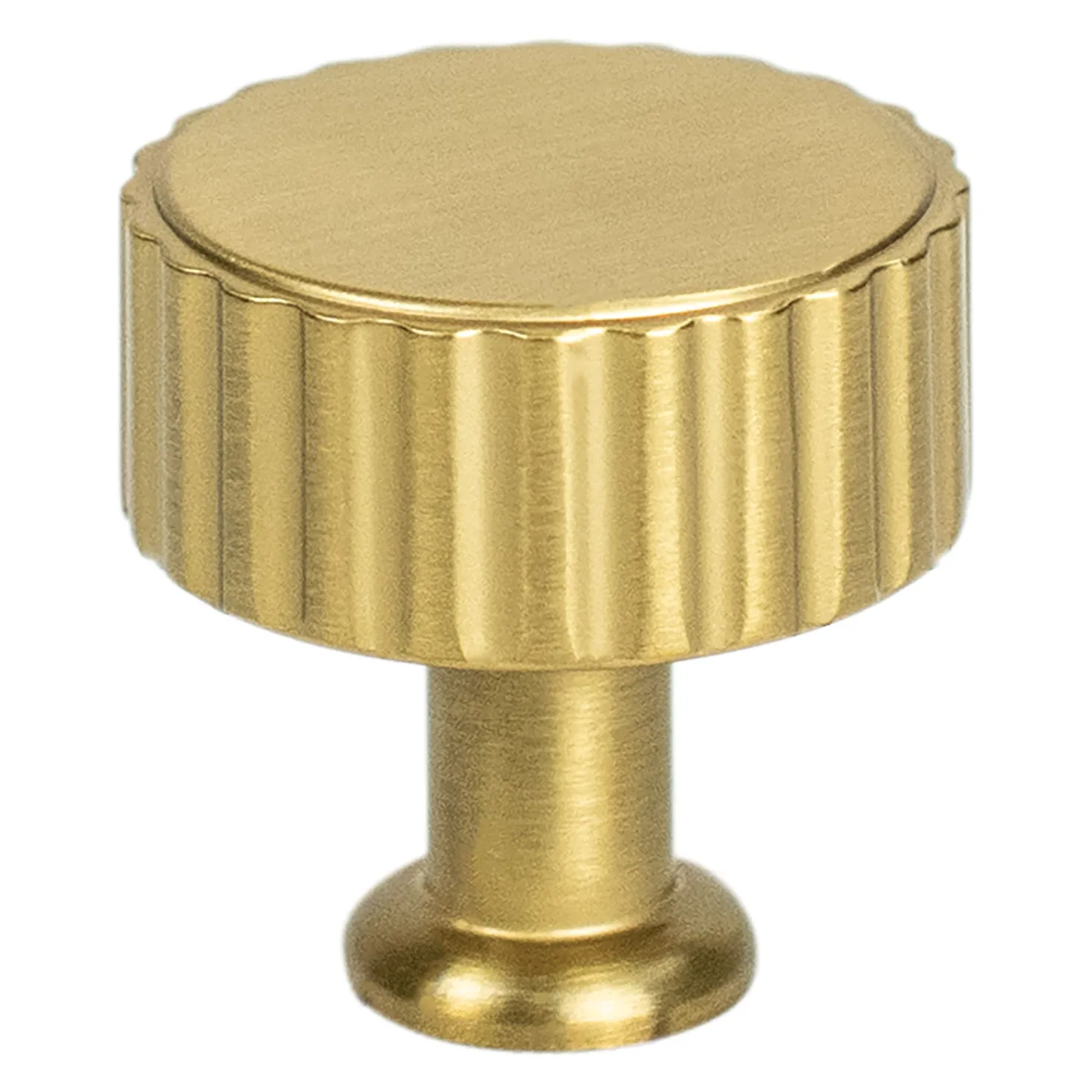 Berenson Cannelee Knob in Modern Brushed Gold
