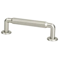 Berenson Cannelee Pull in Brushed Nickel