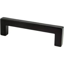 Berenson Contemporary Advantage One Pull in Matte Black - Square