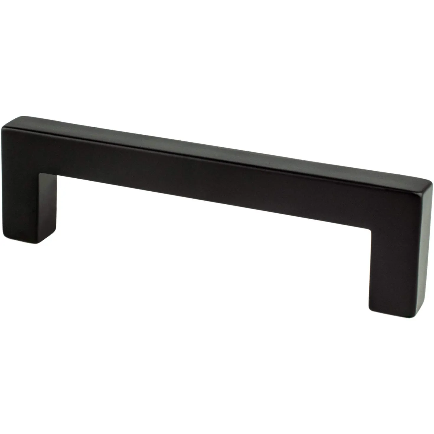 Berenson Contemporary Advantage One Pull in Matte Black - Square