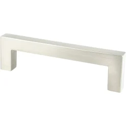 Berenson Contemporary Advantage One Pull in Brushed Nickel - Square
