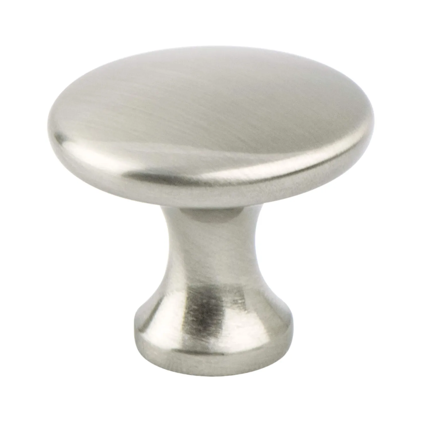 Berenson Contemporary Advantage Five Knob in Brushed Nickel - Round